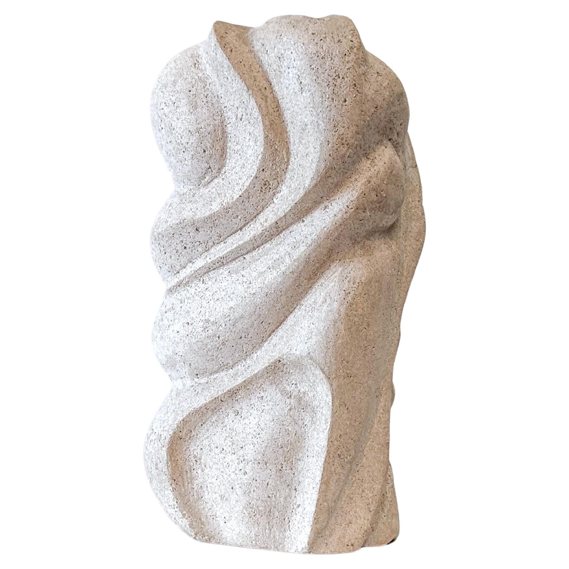 1980's Belgian sandstone sculpture