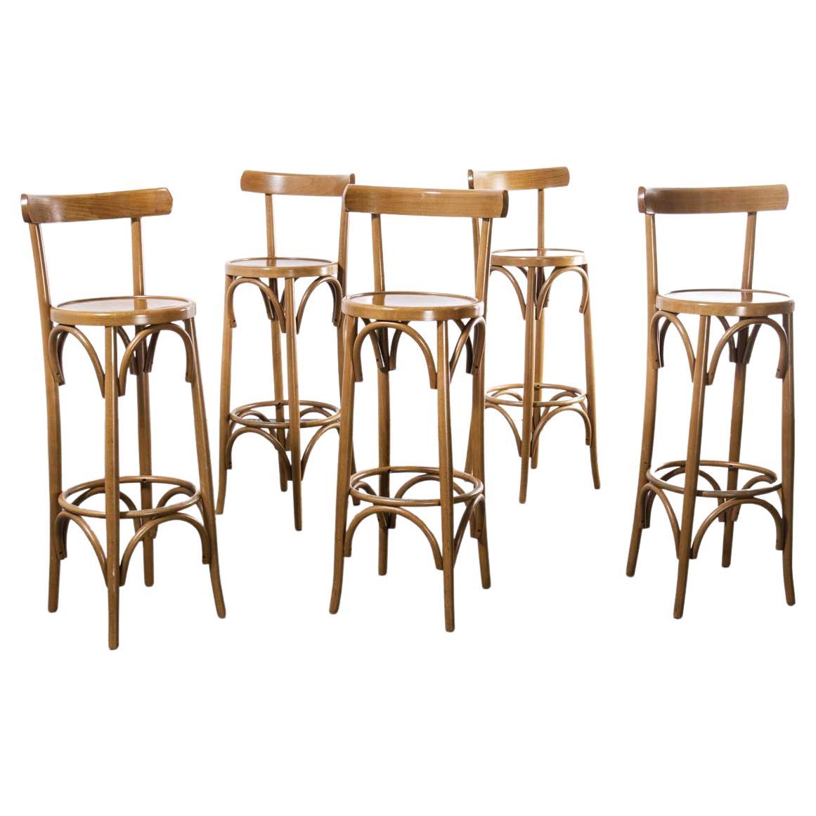 Brutalist Barstool Spanish Chair Marbella Set of Five For Sale at 1stDibs