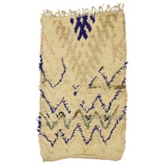 1980's Berber Moroccan Azilal Carpet