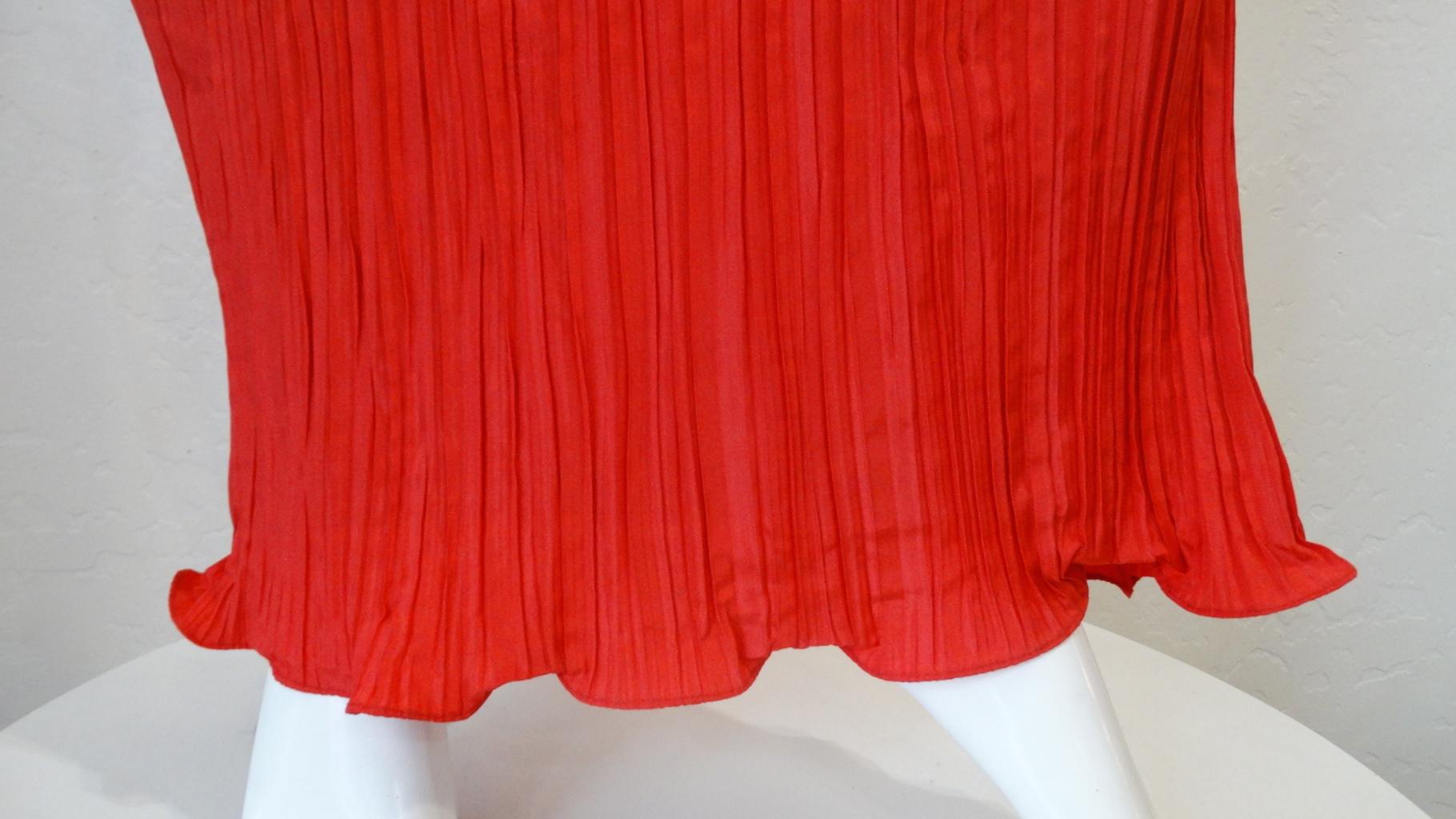 Bernard Perris Couture - Jupe taille haute en crêpe de soie, années 1980 Pour femmes en vente