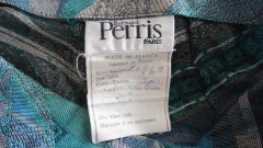 Bernard Perris 1980s Ethnic Patterned Two Piece