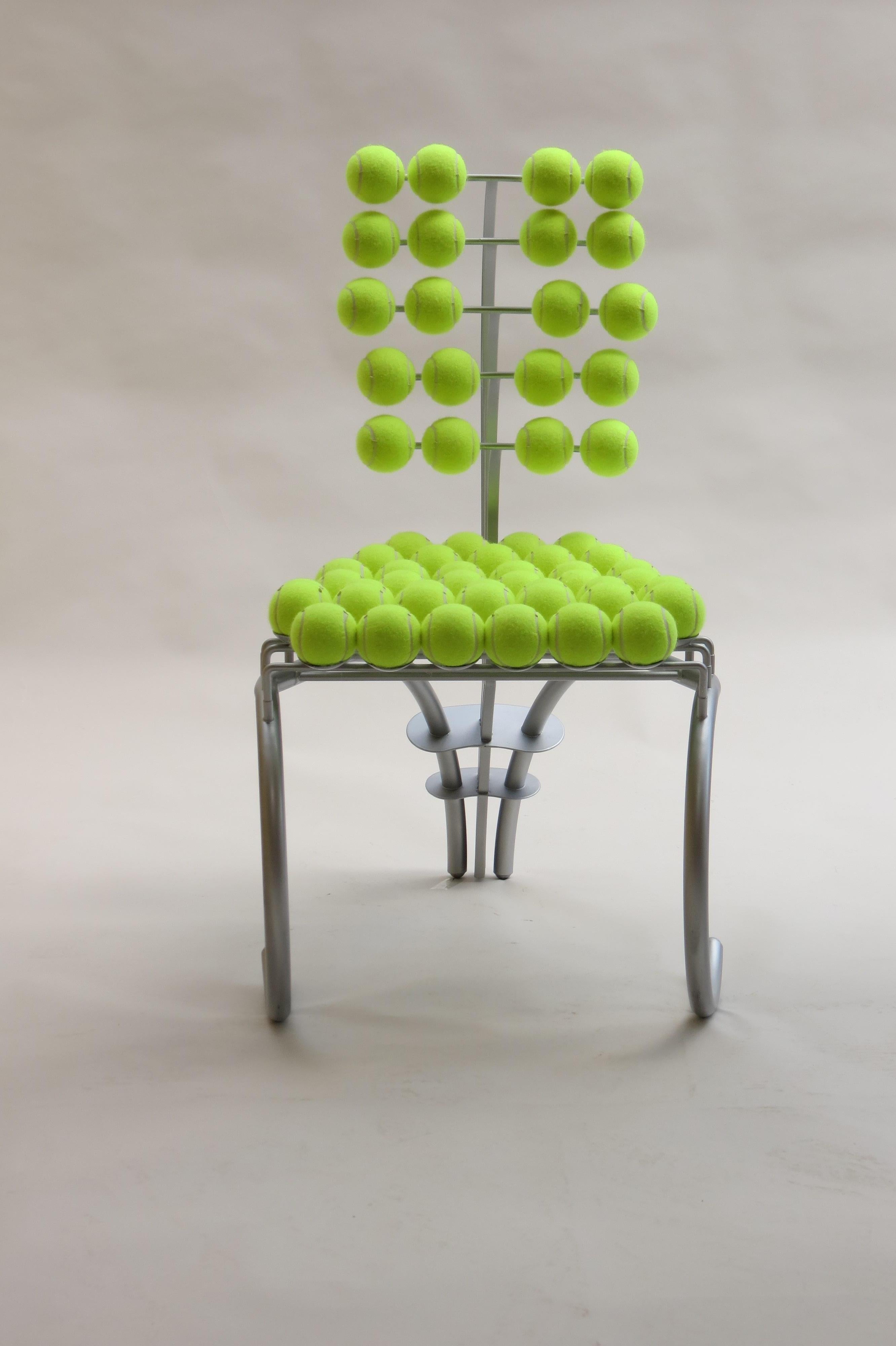 English 1980s Bespoke Sculptural Tennis Ball Chair Wimbledon Chair