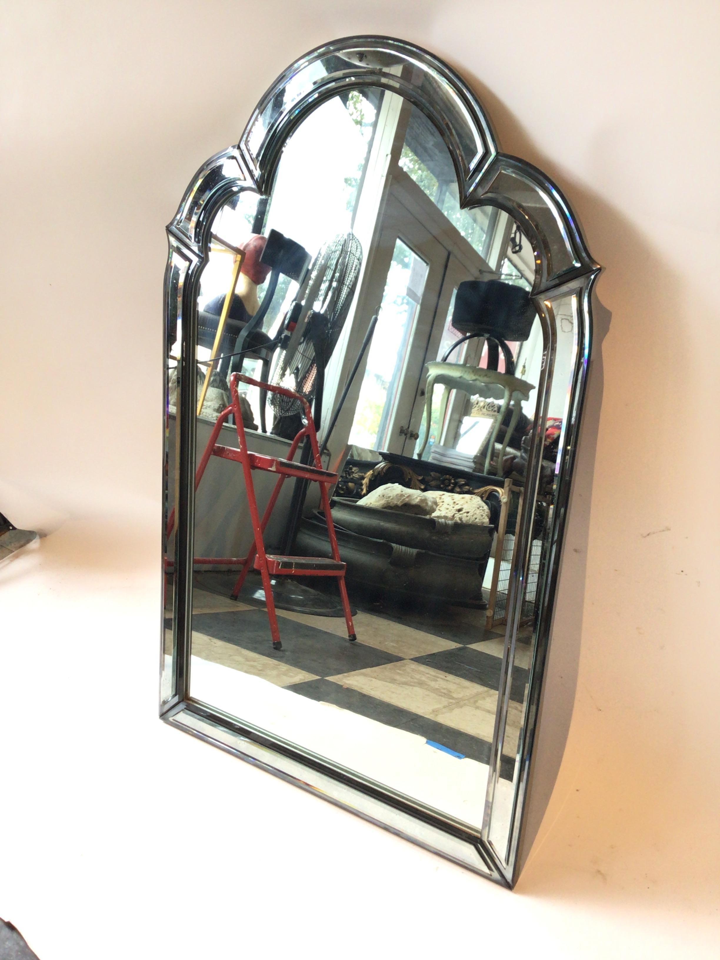 1980s Beveled Arched Mirror For Sale 5