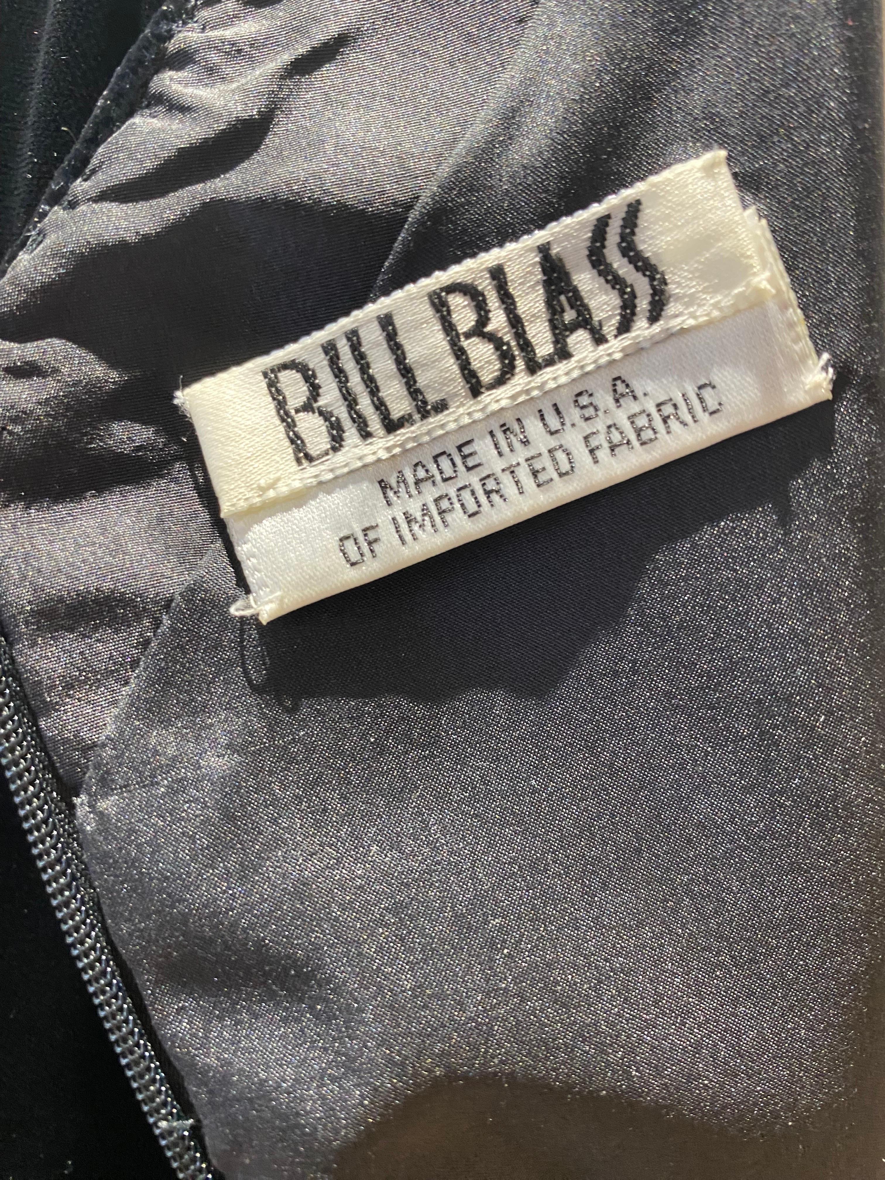 Bill Blass - Robe de cocktail noire et rose des années 1980 Excellent état - En vente à Beverly Hills, CA