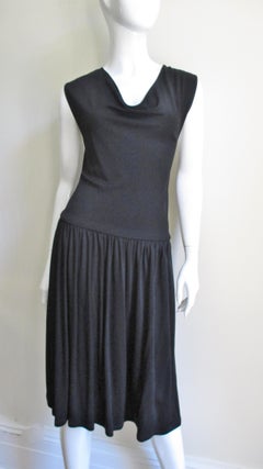 Robe à dos croisé Bill Blass 1980