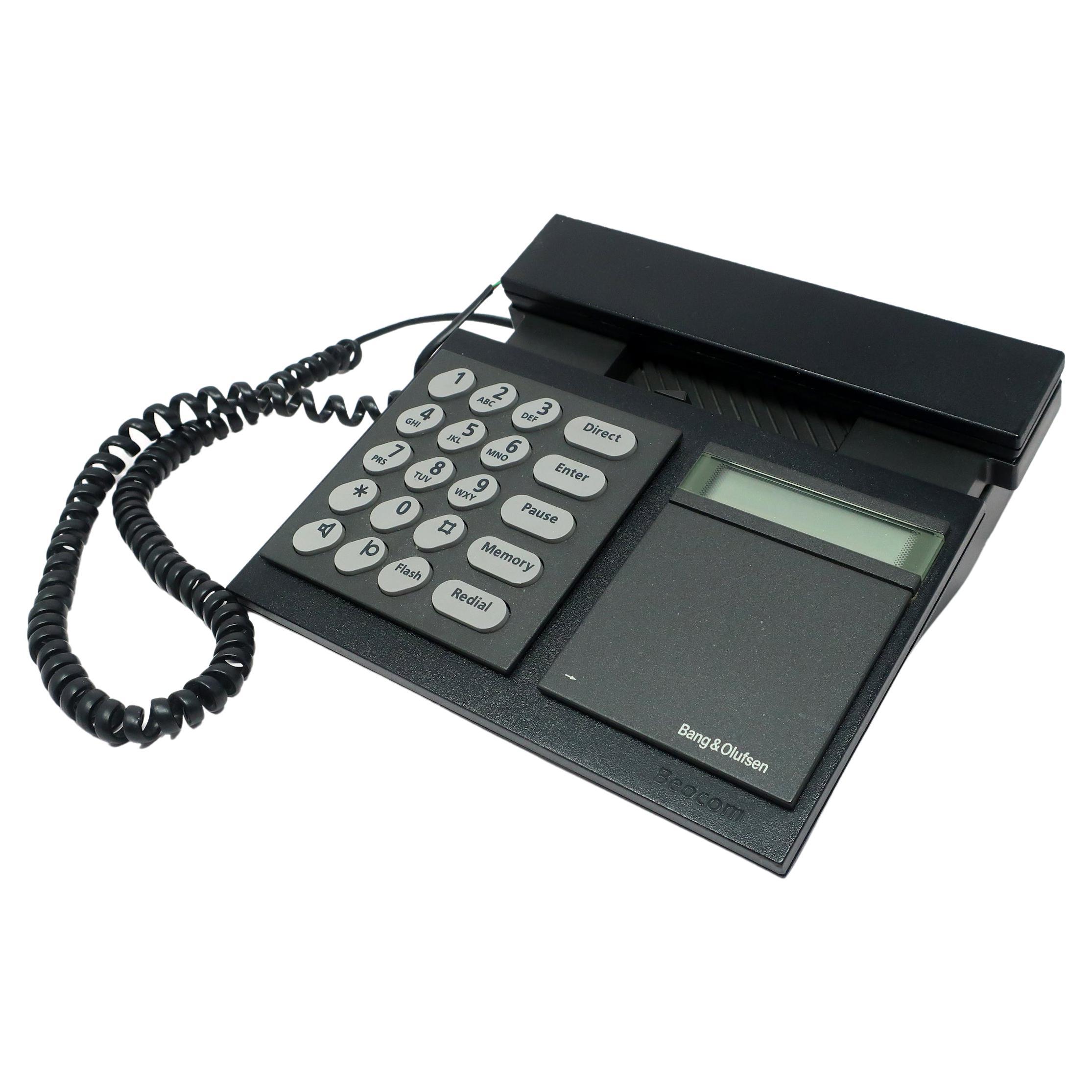 1980s Black Bang & Olufsen Beocom 2000 Phone For Sale