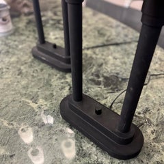 1980s, Black Dimmable Halogen Desk Lamps in the Style of Sonneman for Kovacs
