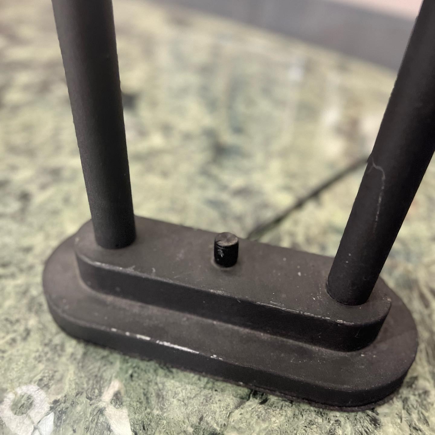 1980s, Black Dimmable Halogen Desk Lamps in the Style of Sonneman for Kovacs In Good Condition In Houston, TX