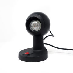 1980s Black Lamp with Magnetic Base