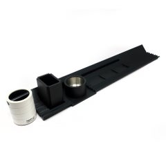 1980s Black Segmenti Office Set by Michele De Lucchi for Kartell