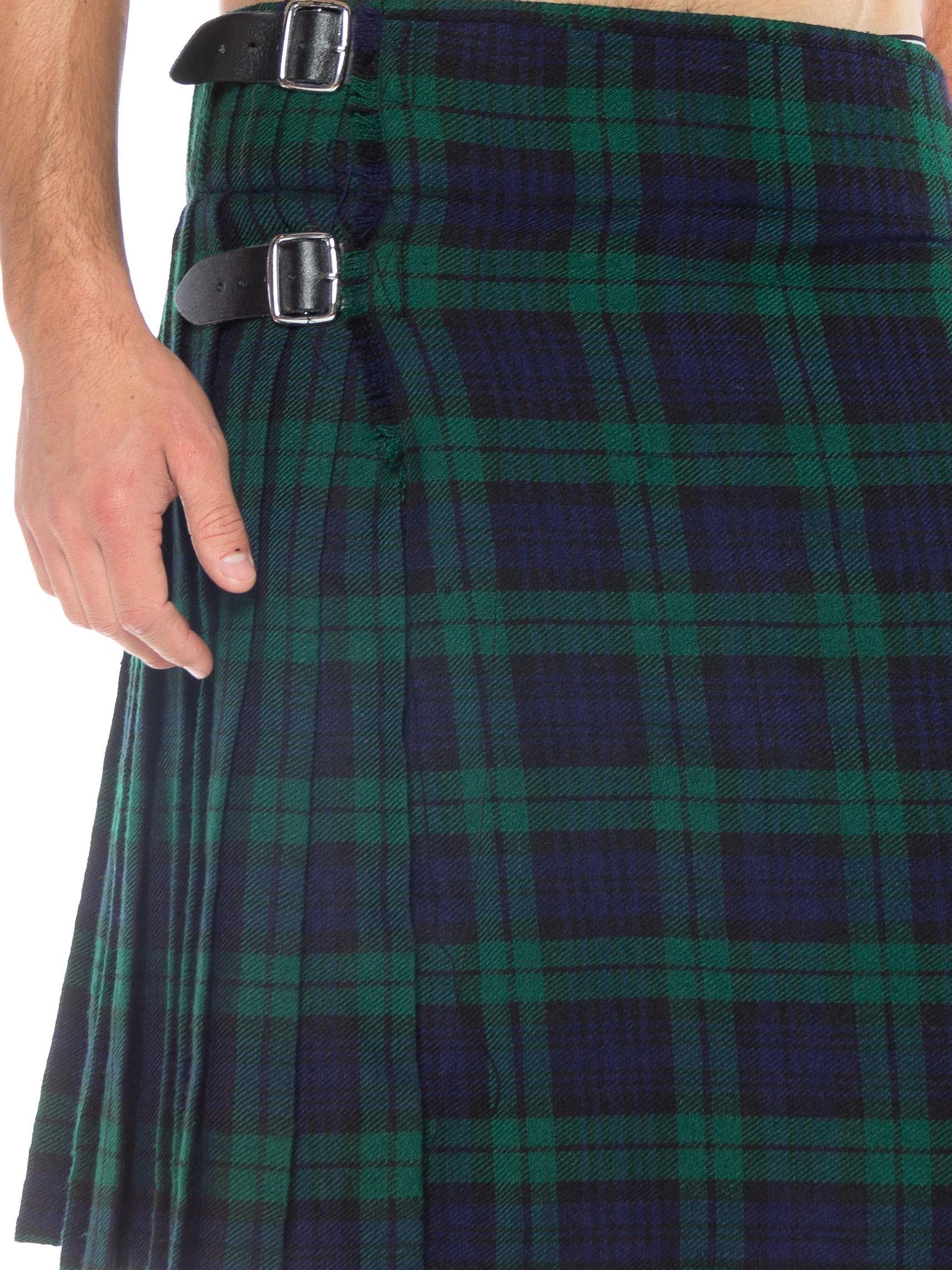 black watch plaid skirt