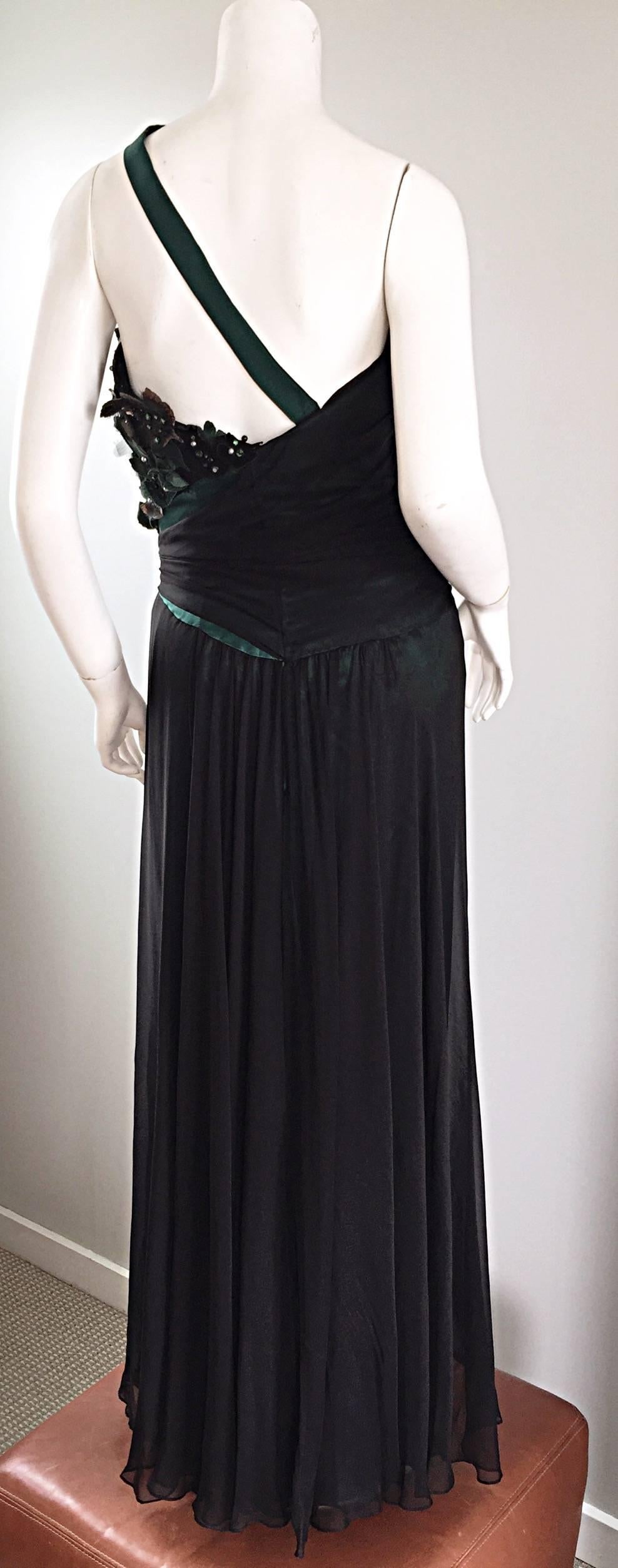 vintage emerald dress