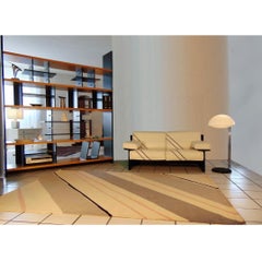 1980s Bookshelf, Walnut and Black Satin Lacquer, Sormani, Italy