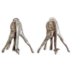 Orecchini a clip con giraffa a forma di arco