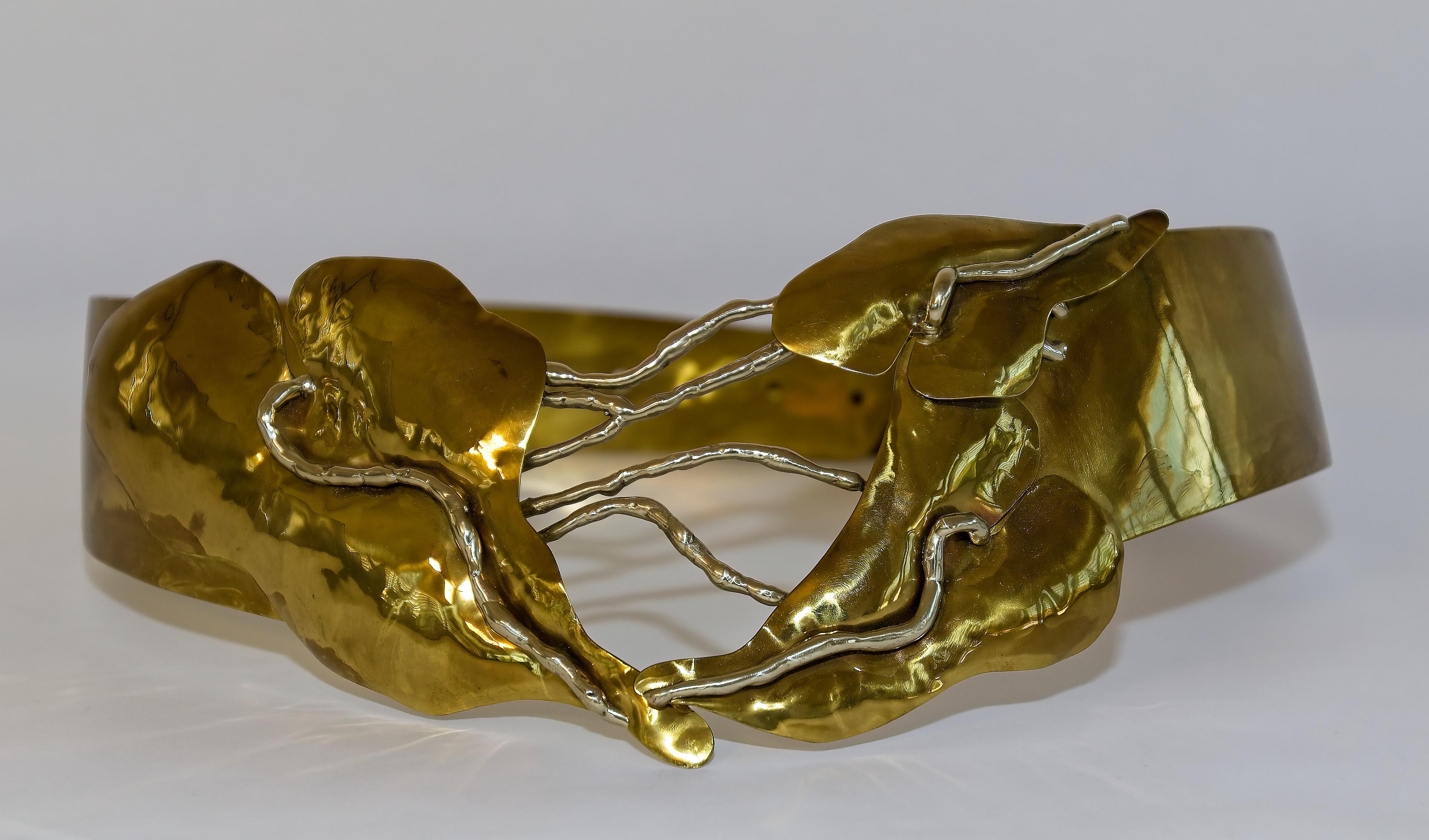 gold hand belt