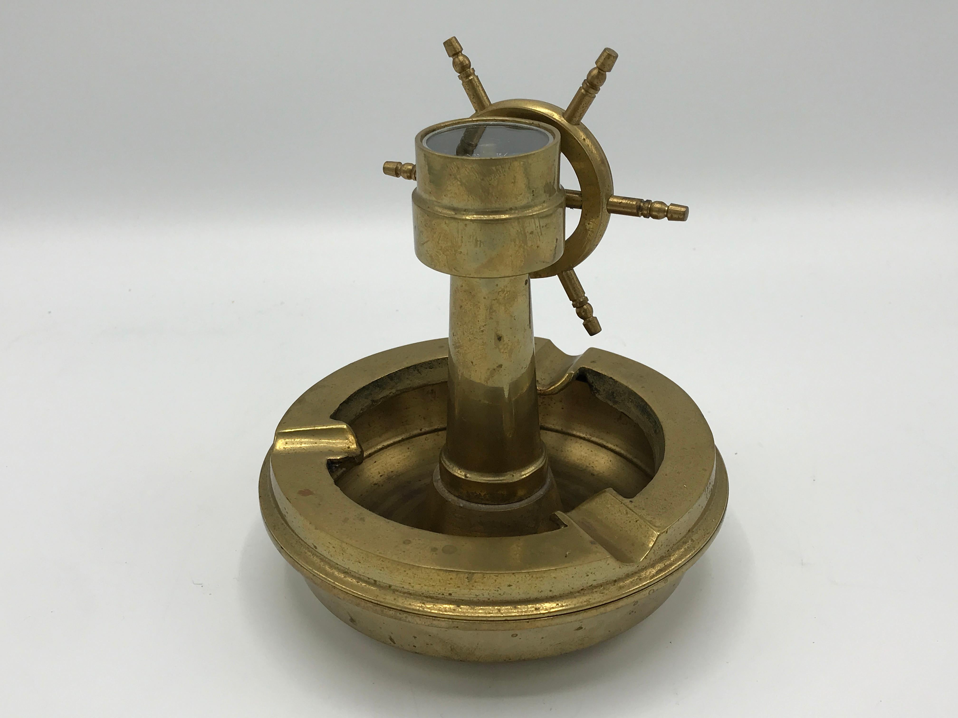 1980s, Brass Nautical Ashtray Catchall In Good Condition In Richmond, VA
