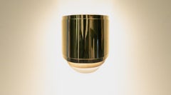 1980s Brass Wall-Mounted Sconce by Warren Platner 'a'