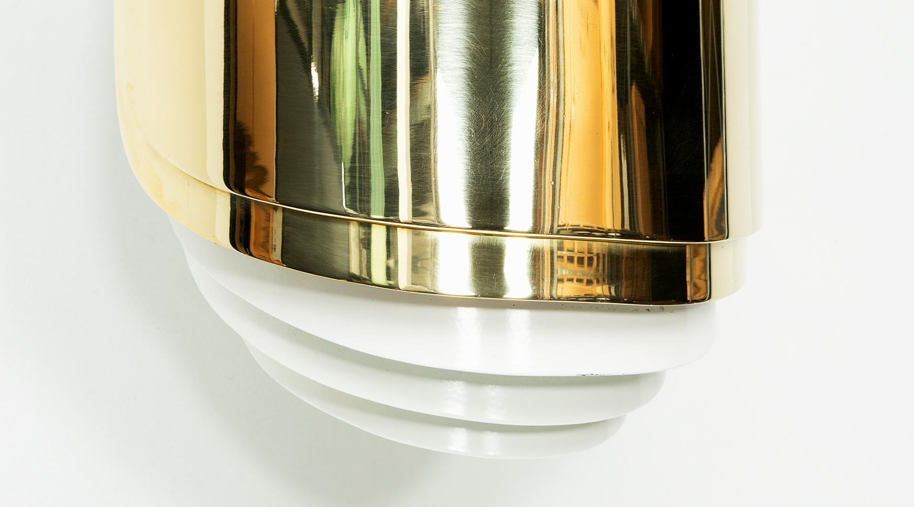 1980s Brass Wall-Mounted Sconce by Warren Platner 'a' For Sale 1