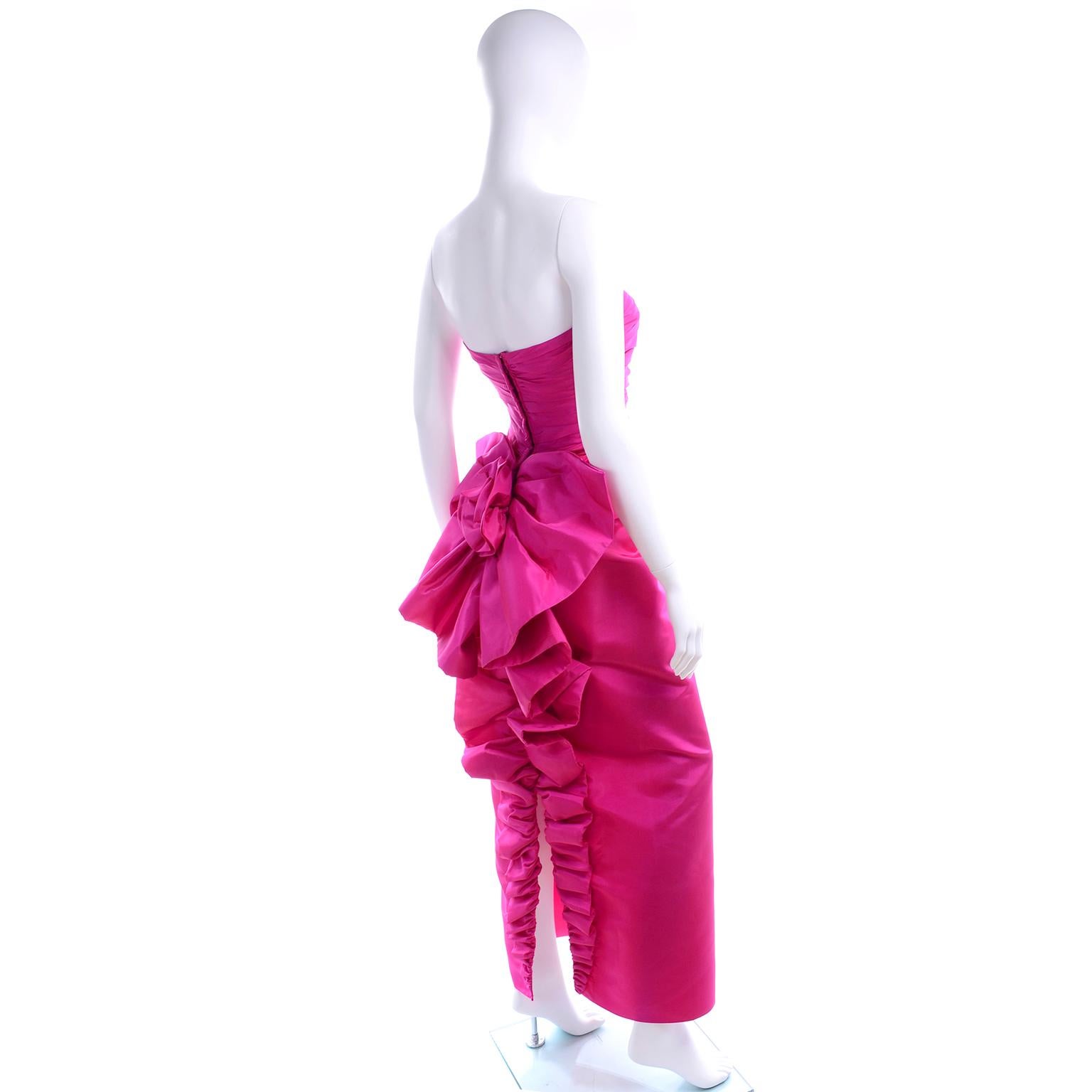 vintage pink gown