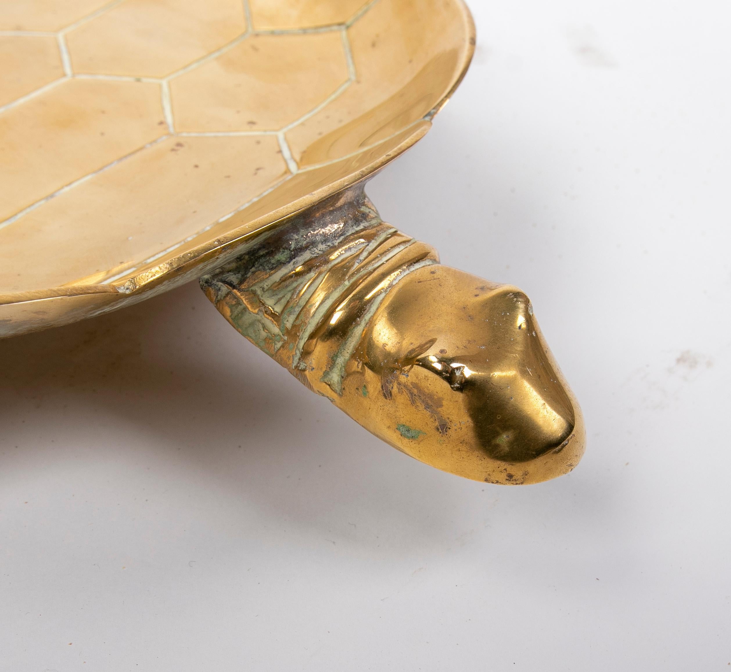 1980s Bronze Tortoise Shaped Tray  8