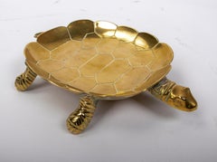 1980s Bronze Tortoise Shaped Tray
