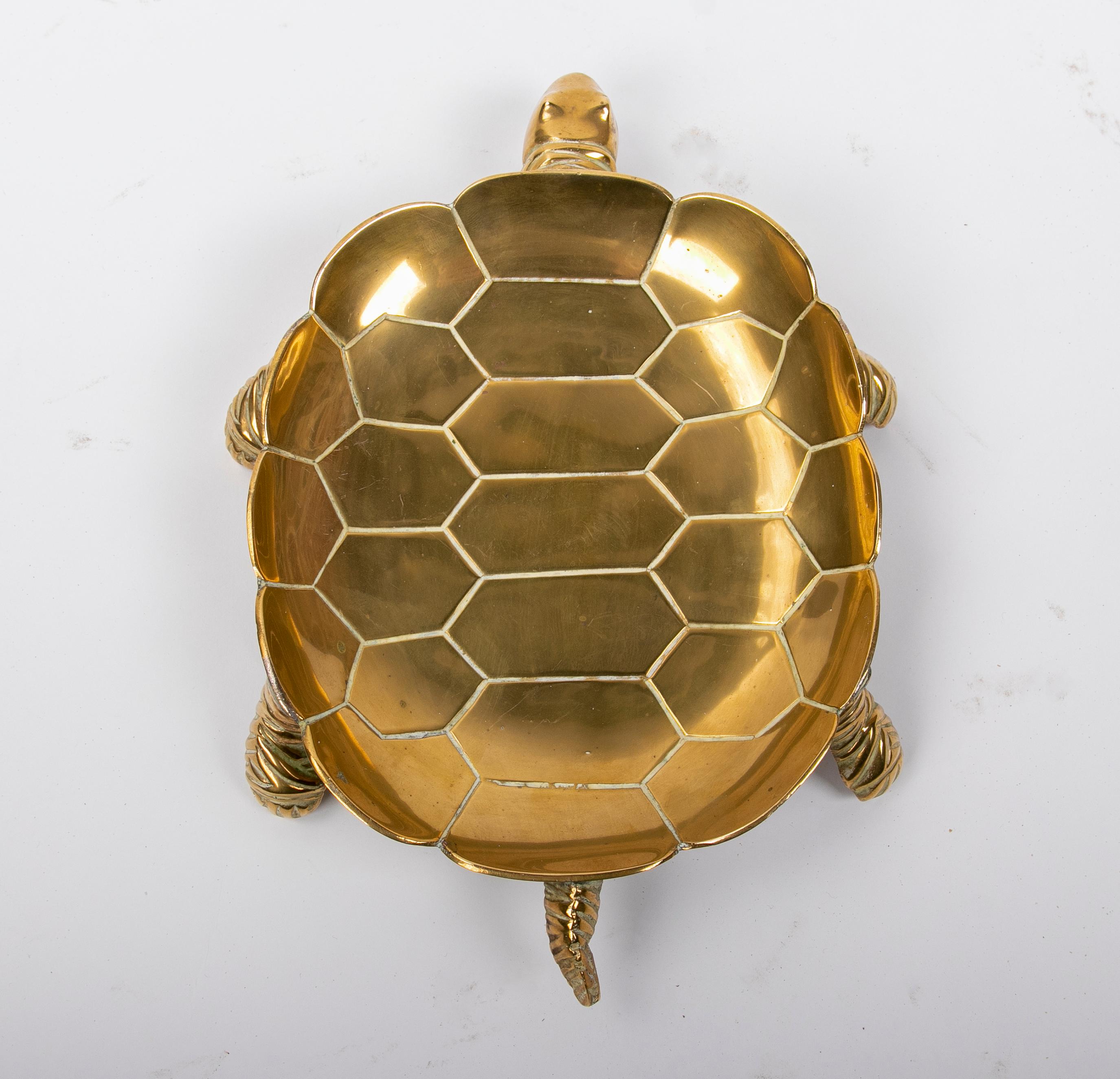 1980s Bronze Tortoise Shaped Tray  2