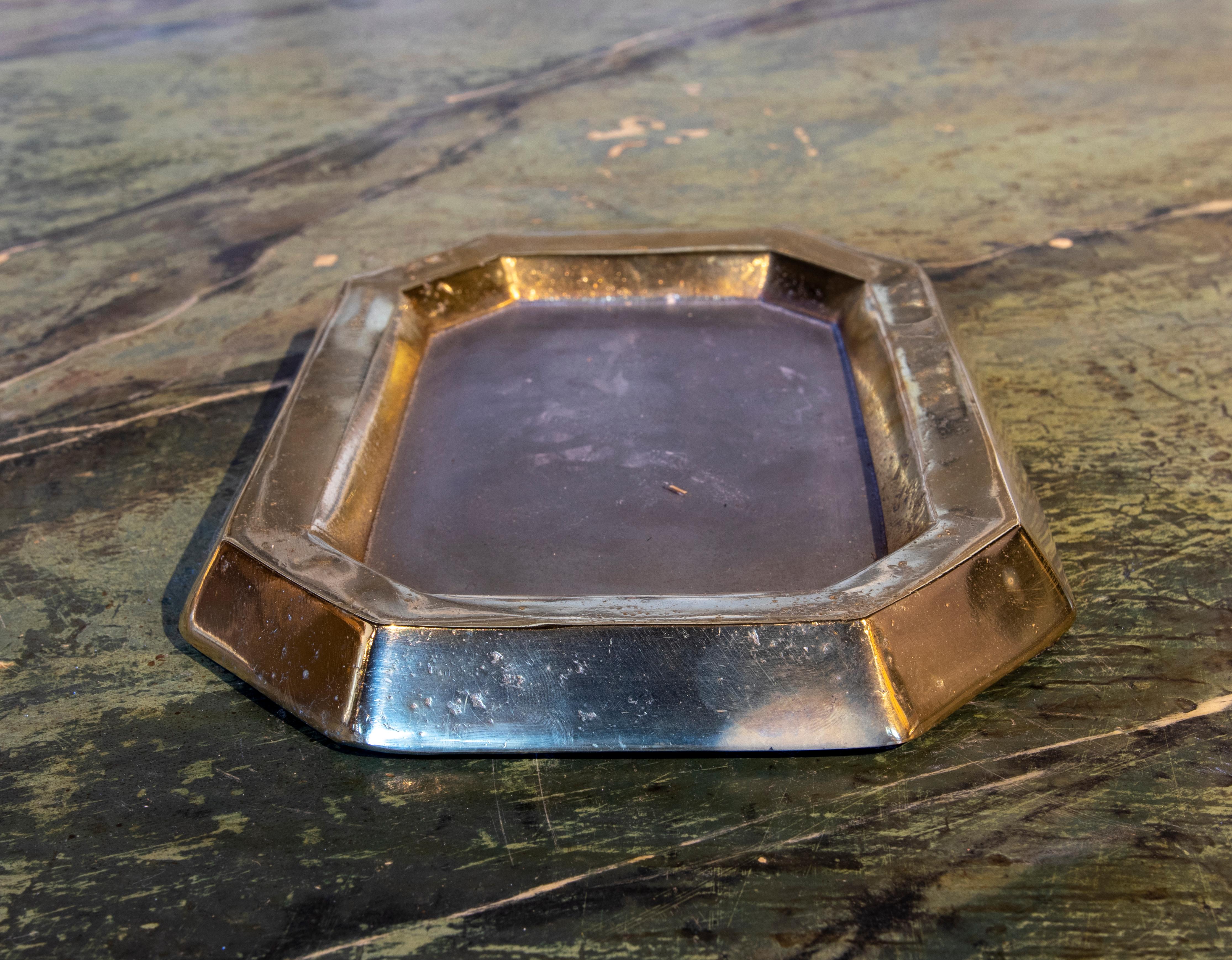 20th Century 1980s Bronze Tray by the Artist David Marshall  For Sale