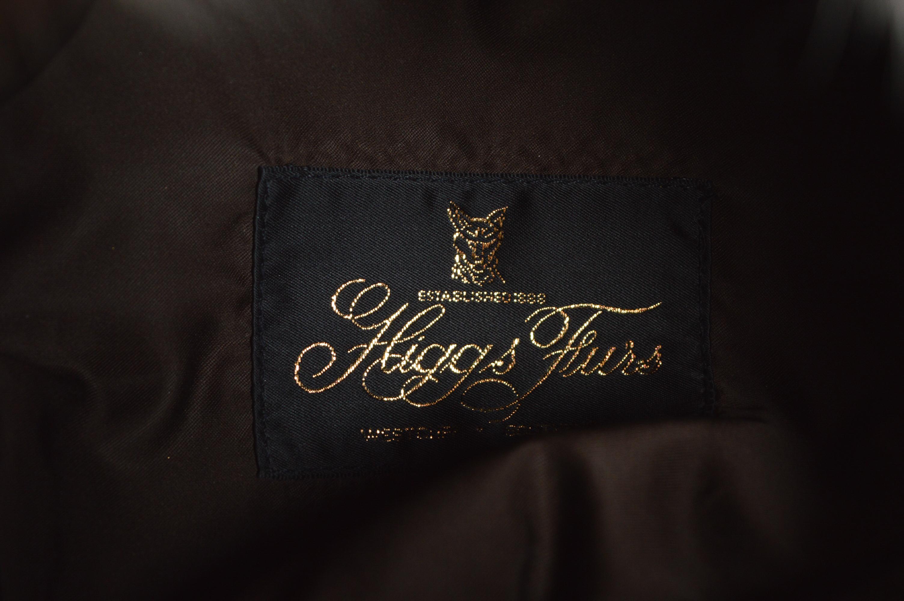 1980 Brown Mink & Fox Trim Real Fur Matching Gilet Coat & Hat - Set en vente 12