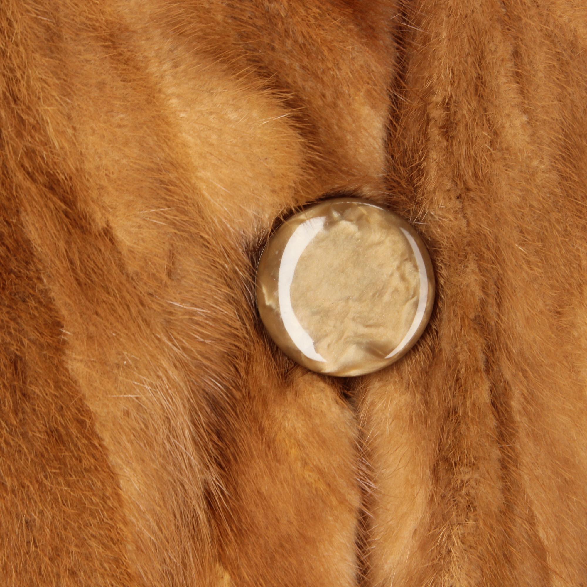 1980s Brown Reversible Mink Fur 1