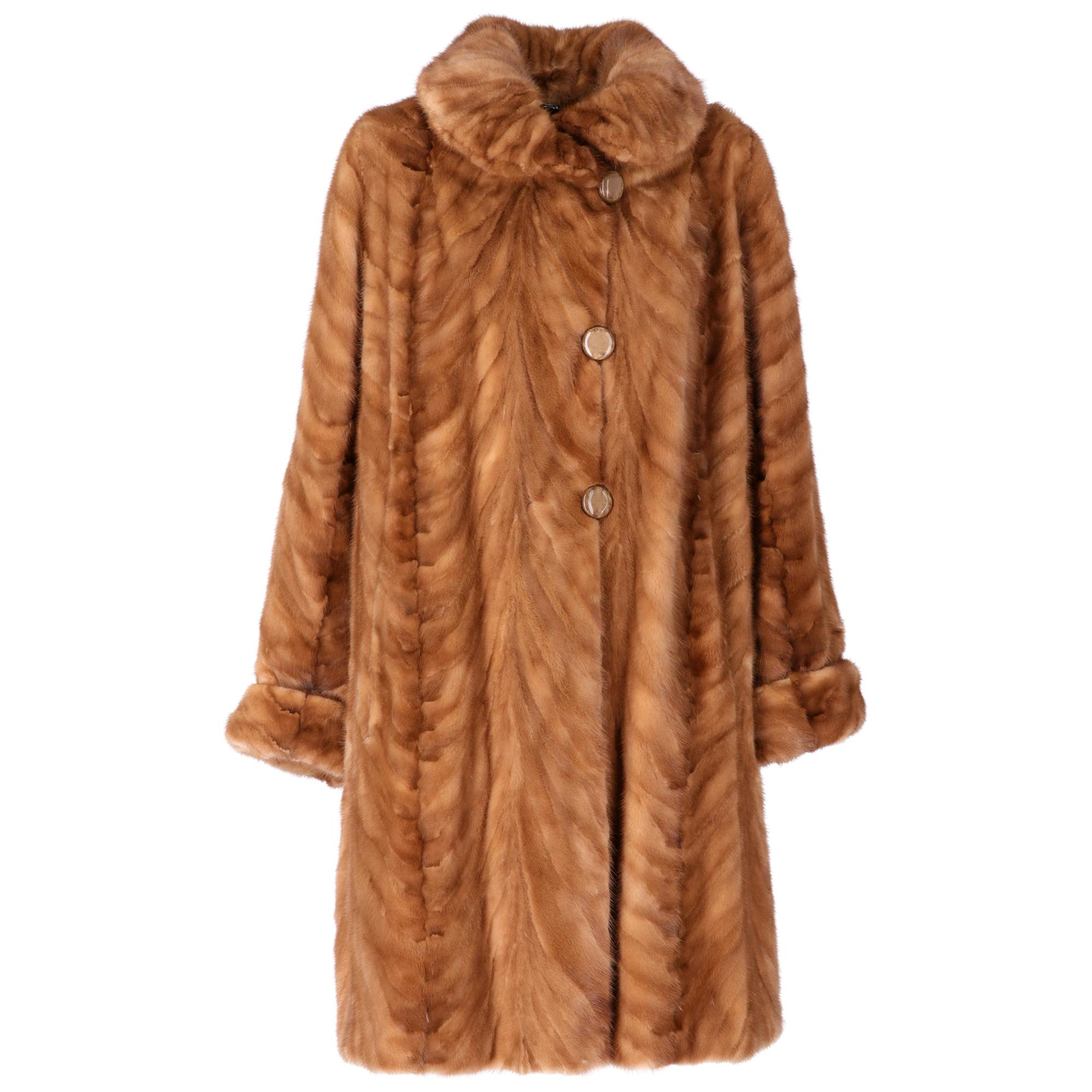 1980s Brown Reversible Mink Fur
