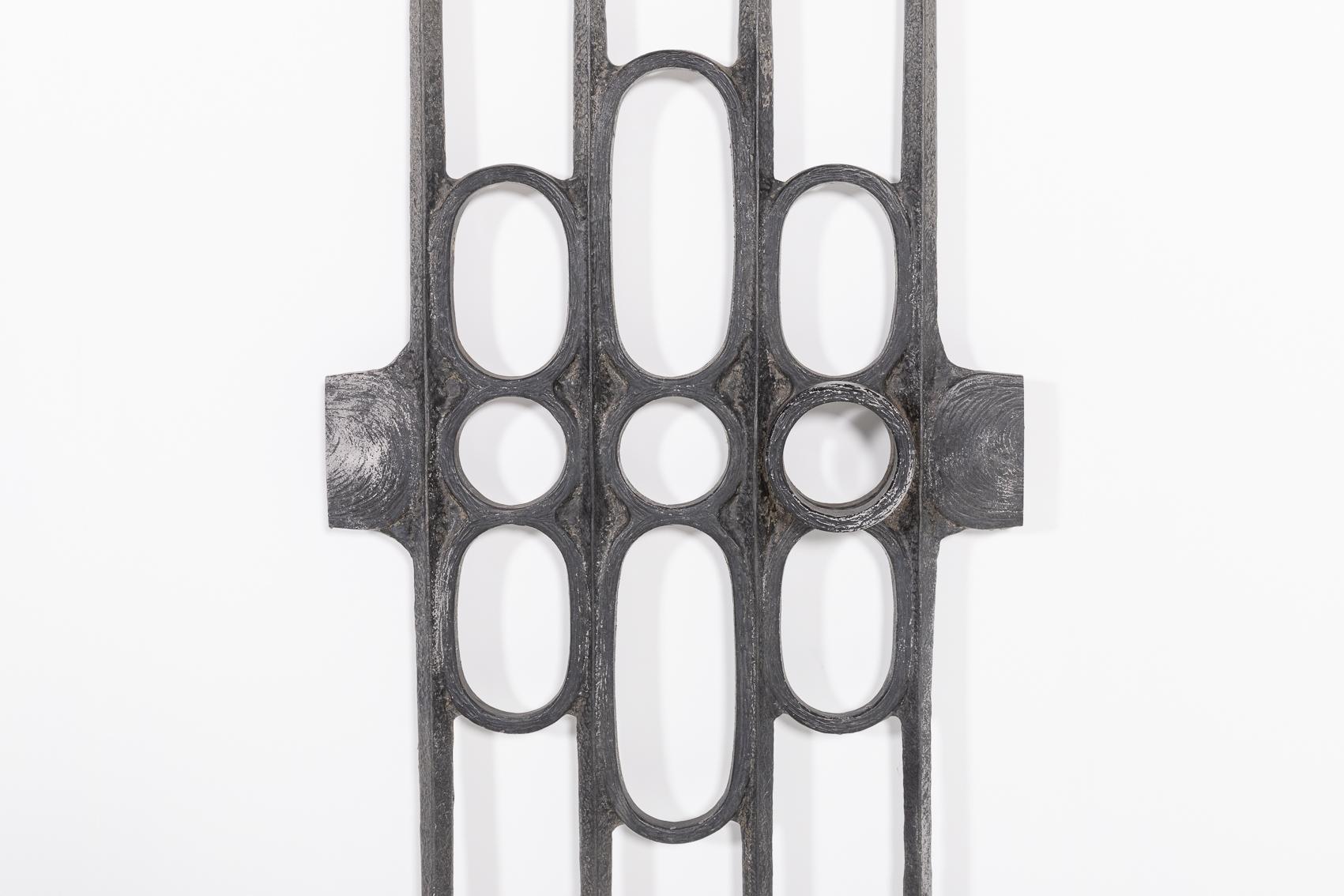Late 20th Century 1980’s Brutalist casted door fixture, Germany For Sale