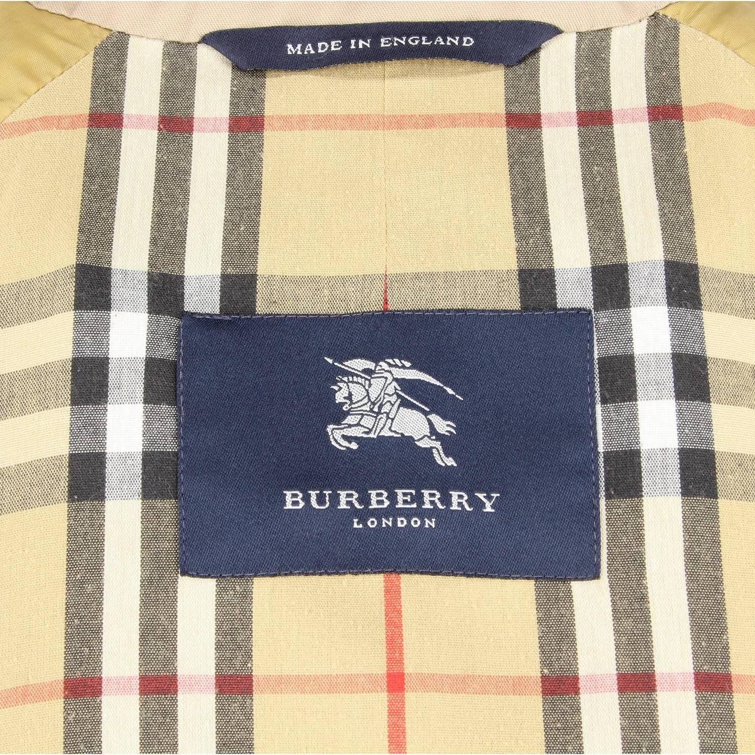 Burberry Beige Cotton Vintage Overcoat, 1980s  2