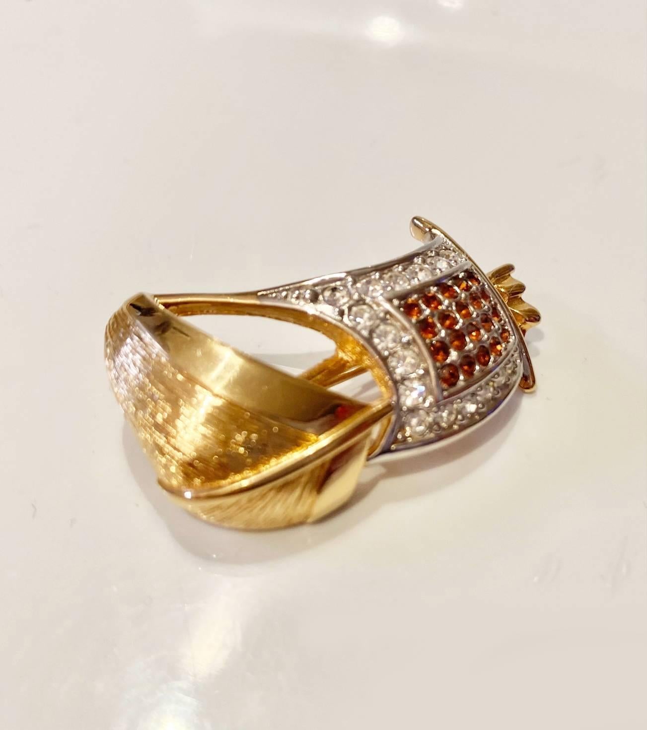 burberry gold ring