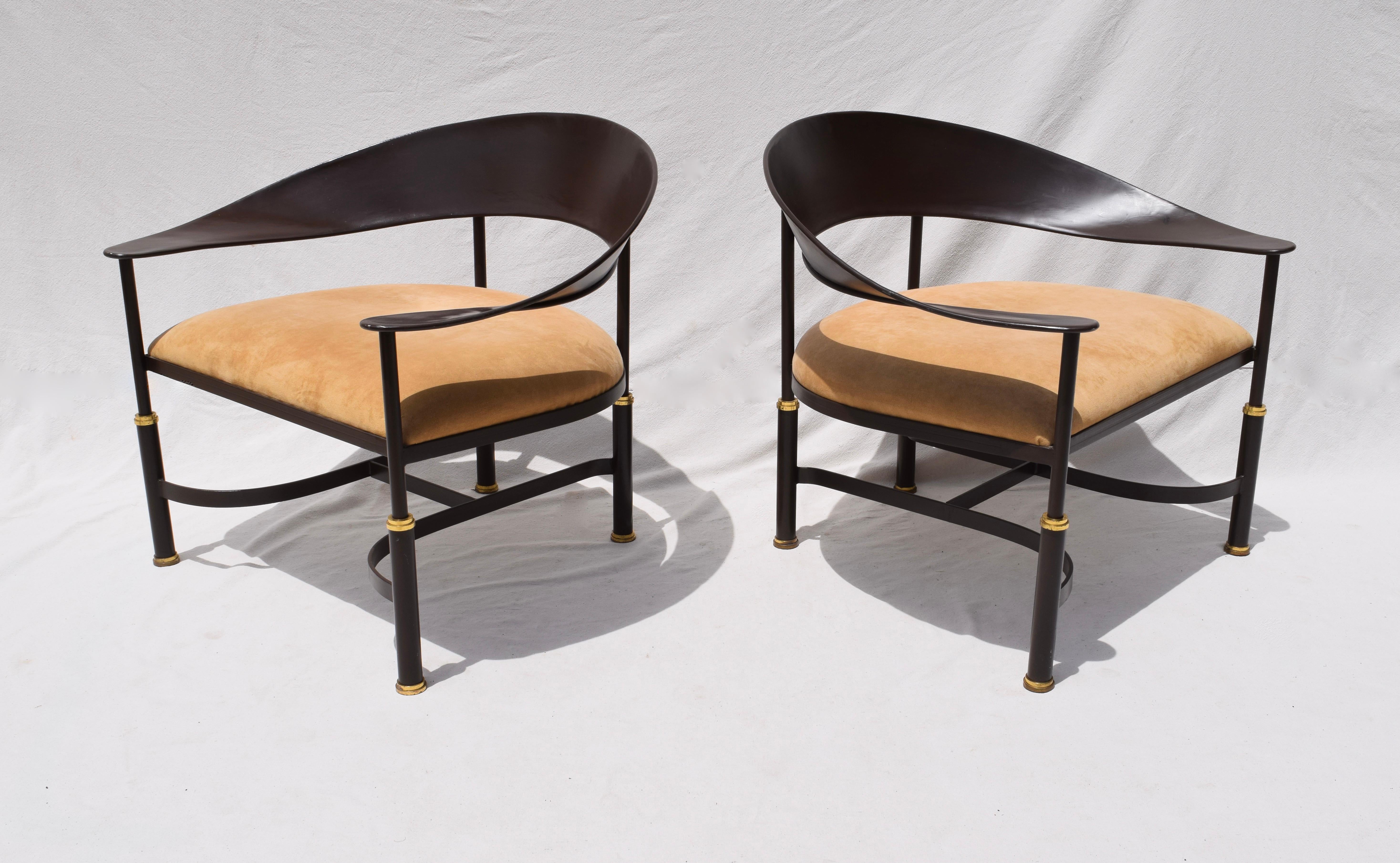 Forged 1980s Buying and Design Modern Chairs, Florence, Italy