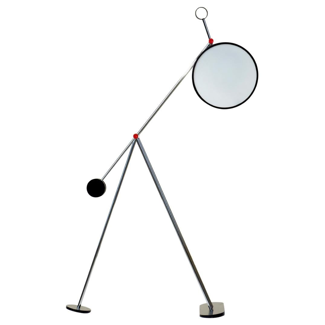 1980s by Erco Postmodern Italian Design Adjustable Floor Lamp For Sale