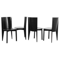 Used 1980s Calligaris Dining Chairs, Set of Four