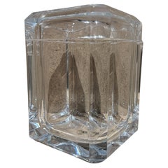 1980s Carlisle Lucite Ice Bucket Italian Alessandro Albrizzi Style