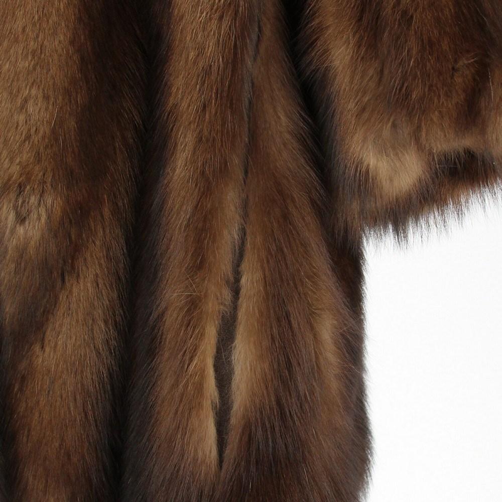 marten fur coat