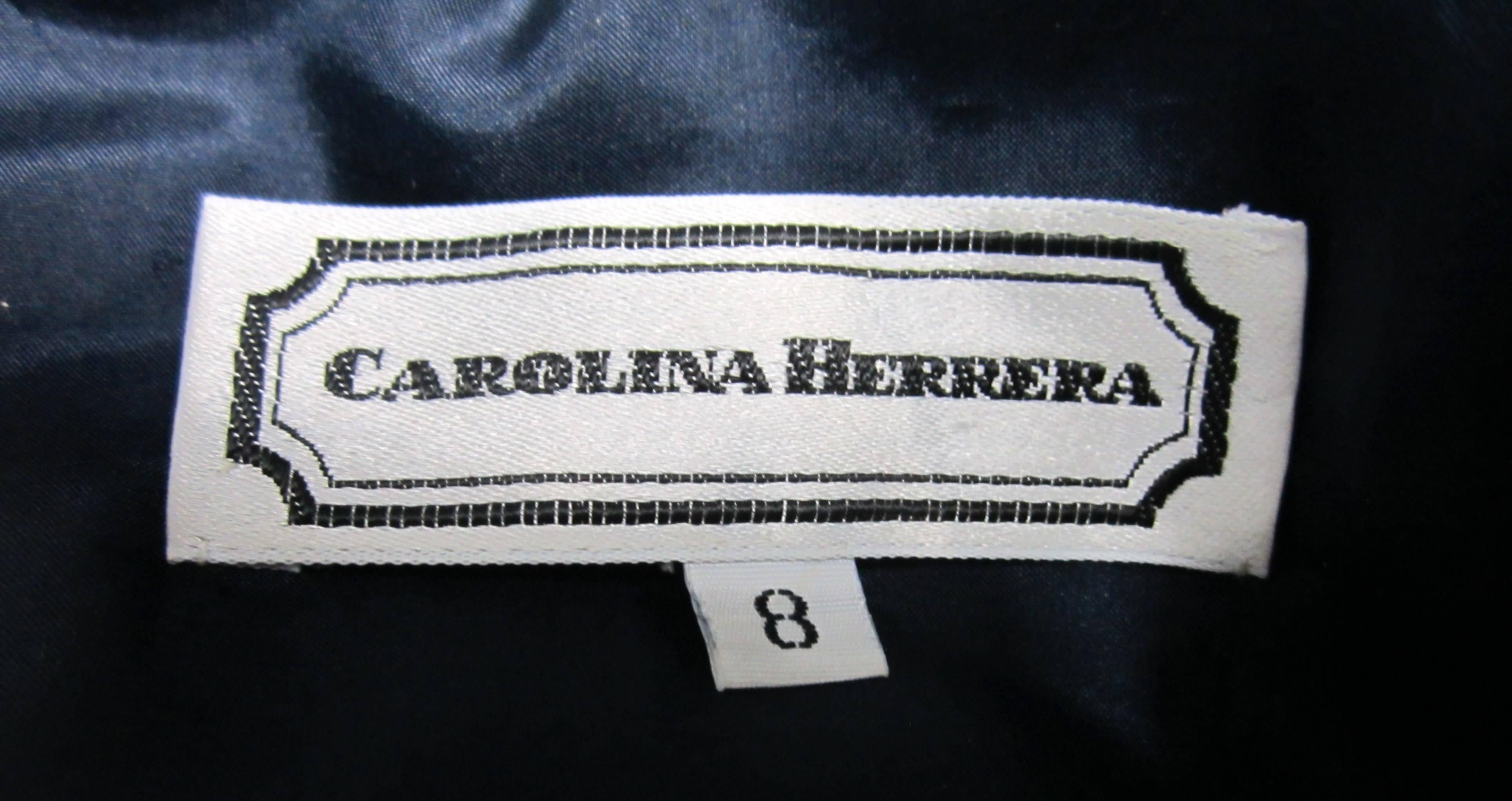 1980s Carolina Herrera Aurora Borealis Beaded Bolero Jacket  For Sale 4