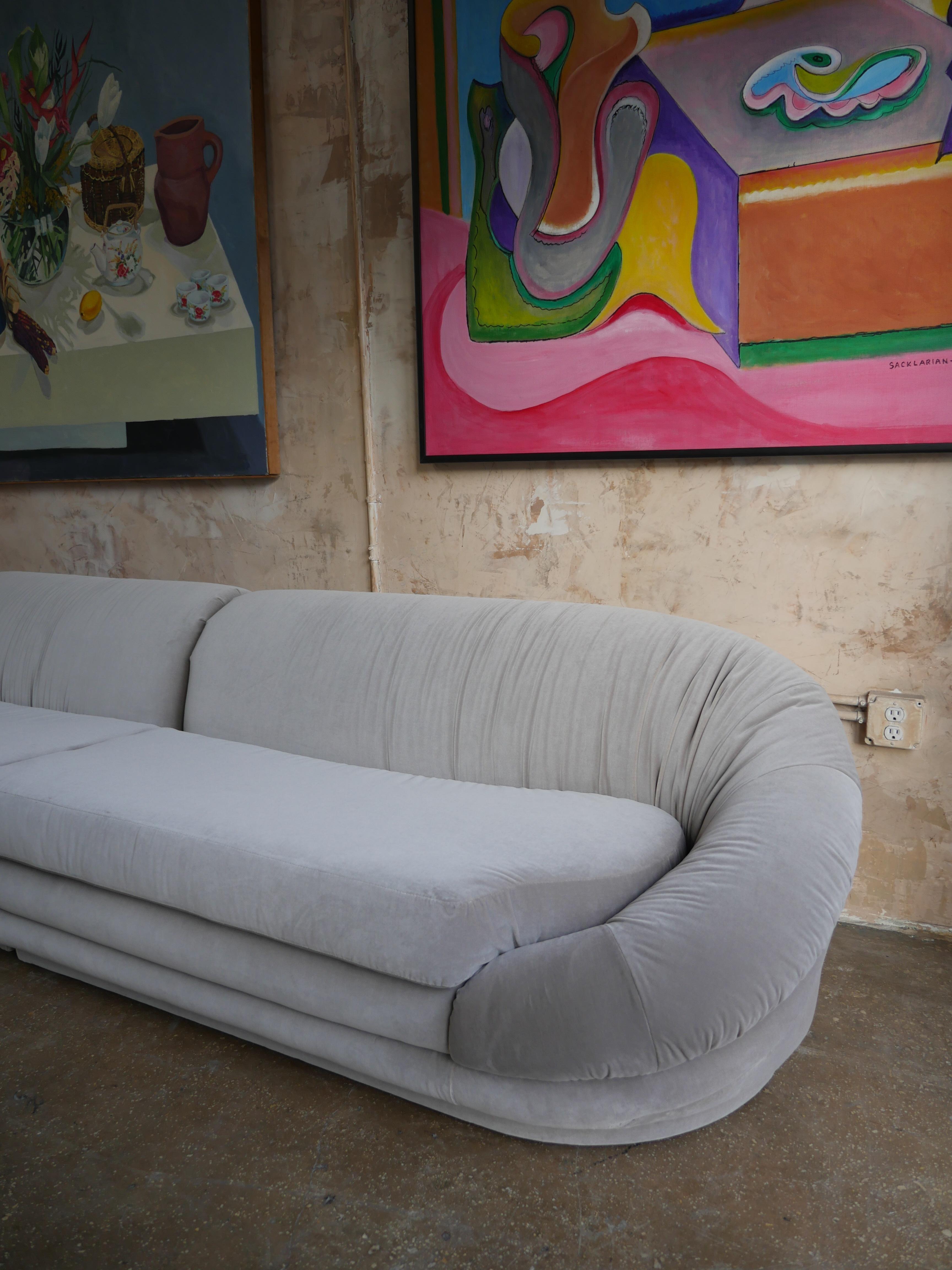Late 20th Century 1980s Carson's Designer Sectional Sofa  For Sale