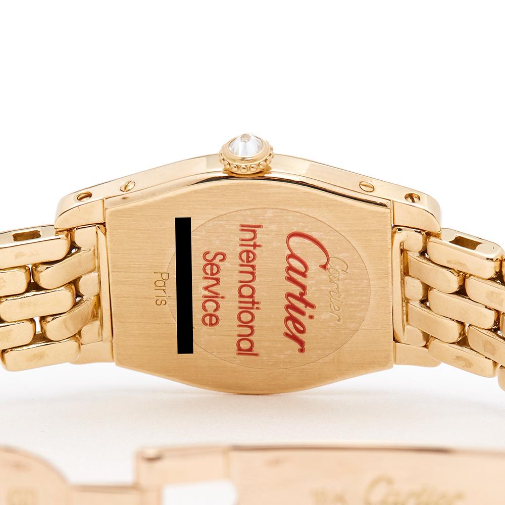 1980s Cartier Tortue Yellow Gold OO64 Wristwatch 2