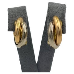1980s Cartier trinity hoop earrings