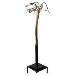 1980s Catellani & Smith Woven Floor Lamp