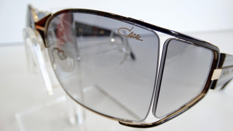 Cazal 1980s Shield Sunglasses  1