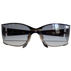 Cazal 1980s Shield Sunglasses