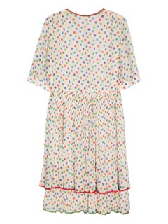 1980s Celine Polka-Dot Dress