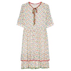 1980s Celine Polka-Dot Dress
