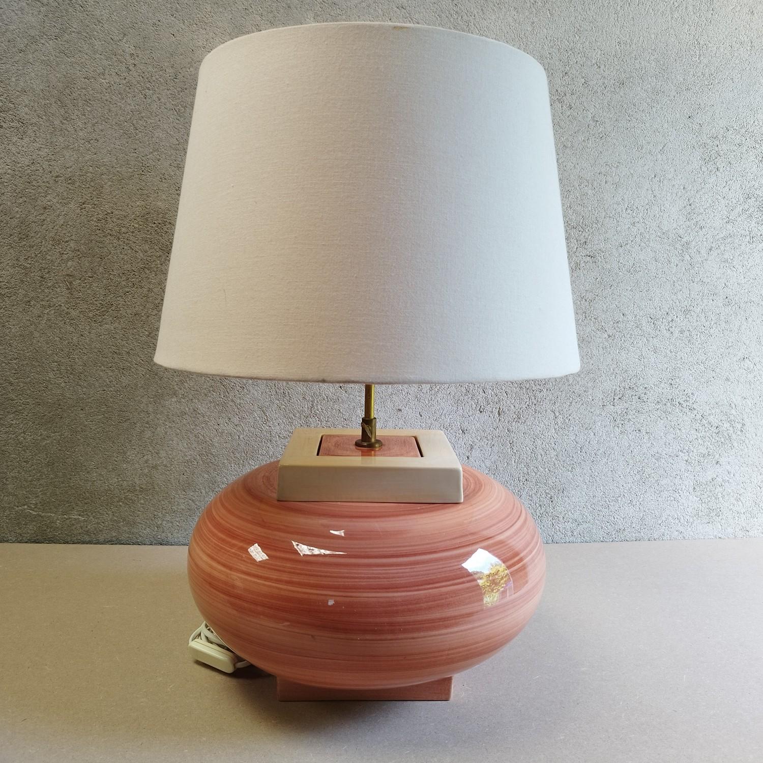 Ceramic 1980's ceramic lamp by Kotska For Sale