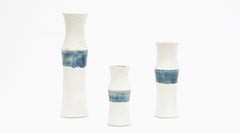 Ensemble de trois vases en céramique des années 1980 par Bruno Gambone 'a'