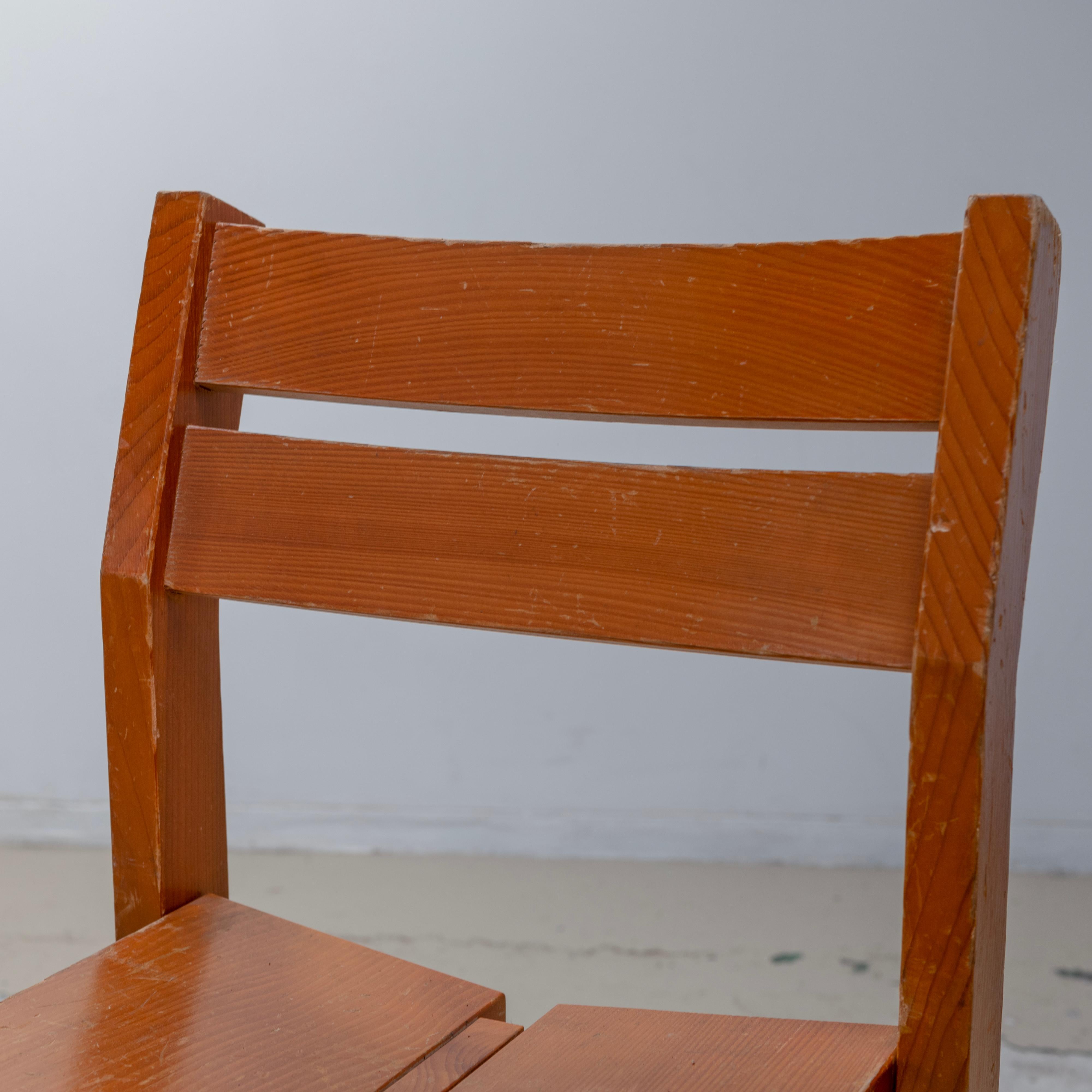 Années 80, Chaises des Arcs, Fabriquées par Maison Regain en vente 2